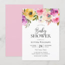 Search for colourful baby shower invitations Floral