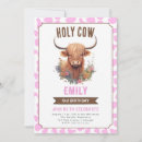 Recherche de highland cow birthday invitations Mignon