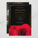 Search for golden frame wedding invitations Black