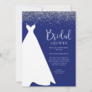 Recherche de royal blue bridal shower invitations Bleu