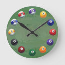 Recherche de boules de billard horloges Billards