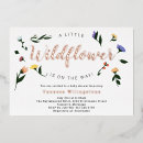 Recherche de wildflower baby shower invitations Fleur sauvage