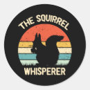 Search for squirrel lovers stickers Whisperer