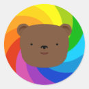 Search for rainbow bear stickers Teddy