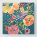 Search for bright colors clocks Botanical