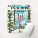 Recherche de dessin paysage tapis souris Ski