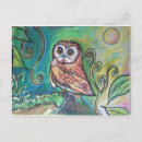 Search for little owl postcards Whimsical