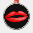 Search for lips ornaments Red