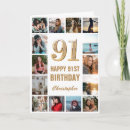 Search for 91st birthday cards Ninety first birthday