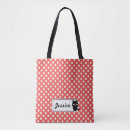Search for dot tote bags Red and white
