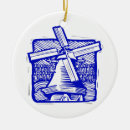 Search for dutch windmill ornaments Blue