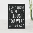 Search for fifty years cards Typography