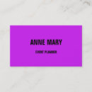 Search for black and purple business cards For her