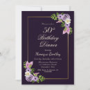 Search for dinner 50th birthday invitations Floral