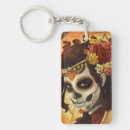 Search for dia de los muertos keychains Sugar skull