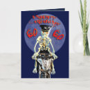 Search for skeleton birthday cards Biker