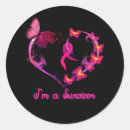 Search for breast cancer butterfly stickers Awareness