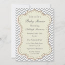 Search for grey chevron invitations Trendy
