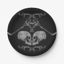 Search for vintage skeleton plates Party