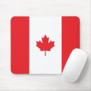 Recherche de drapeau du canada tapis souris Rouge