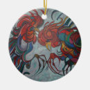 Search for rooster ornaments Zodiac