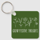 Search for positive thoughts keychains Inspirational