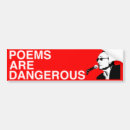 Search for dangerous bumper stickers Red