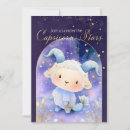 Search for capricorn birthday invitations Blue