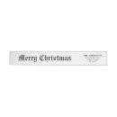 Search for happy new year return address labels Black and white