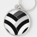 Search for black and white chevron keychains Modern