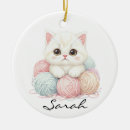 Search for yarn ornaments Kitten
