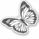 Search for butterfly silhouette stickers Black