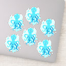 Search for aquatic life stickers Octopus