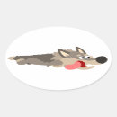Search for cartoon wolf stickers Kawaii