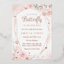Recherche de pink butterfly invitations Rose