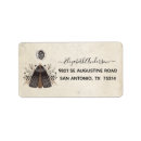 Search for illustrated card return address labels Floral