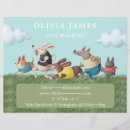 Search for dog walking flyers Cute