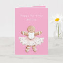 Search for dancing girl birthday cards Girly