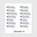 Search for day week stickers Cute