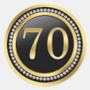 Search for 70th anniversary stickers Birthday