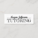 Recherche de tutoring cartes visite Minimaliste
