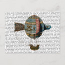 Recherche de montgolfier cartes postales Steampunk