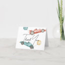 Recherche de race car thank you cards De