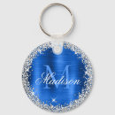 Search for blue silver keychains Glitter