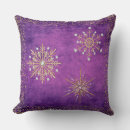 Search for purple christmas pillows Metallic