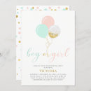 Search for mint and gold baby shower invitations Gender neutral