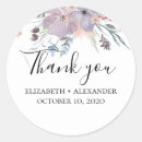 Search for lavender floral thank you stickers Purple