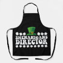 Search for st patricks day aprons Shenanigans