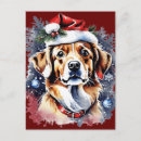 Recherche de chiot de vacances cartes postales Dog