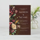 Search for burgundy and green wedding invitations Elegant